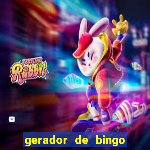 gerador de bingo de palavras